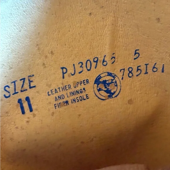 Levi’s-Rare Vintage 70’s campus leather pull-on boots. Men’s 11. Cognac. EUC - Picture 9 of 16